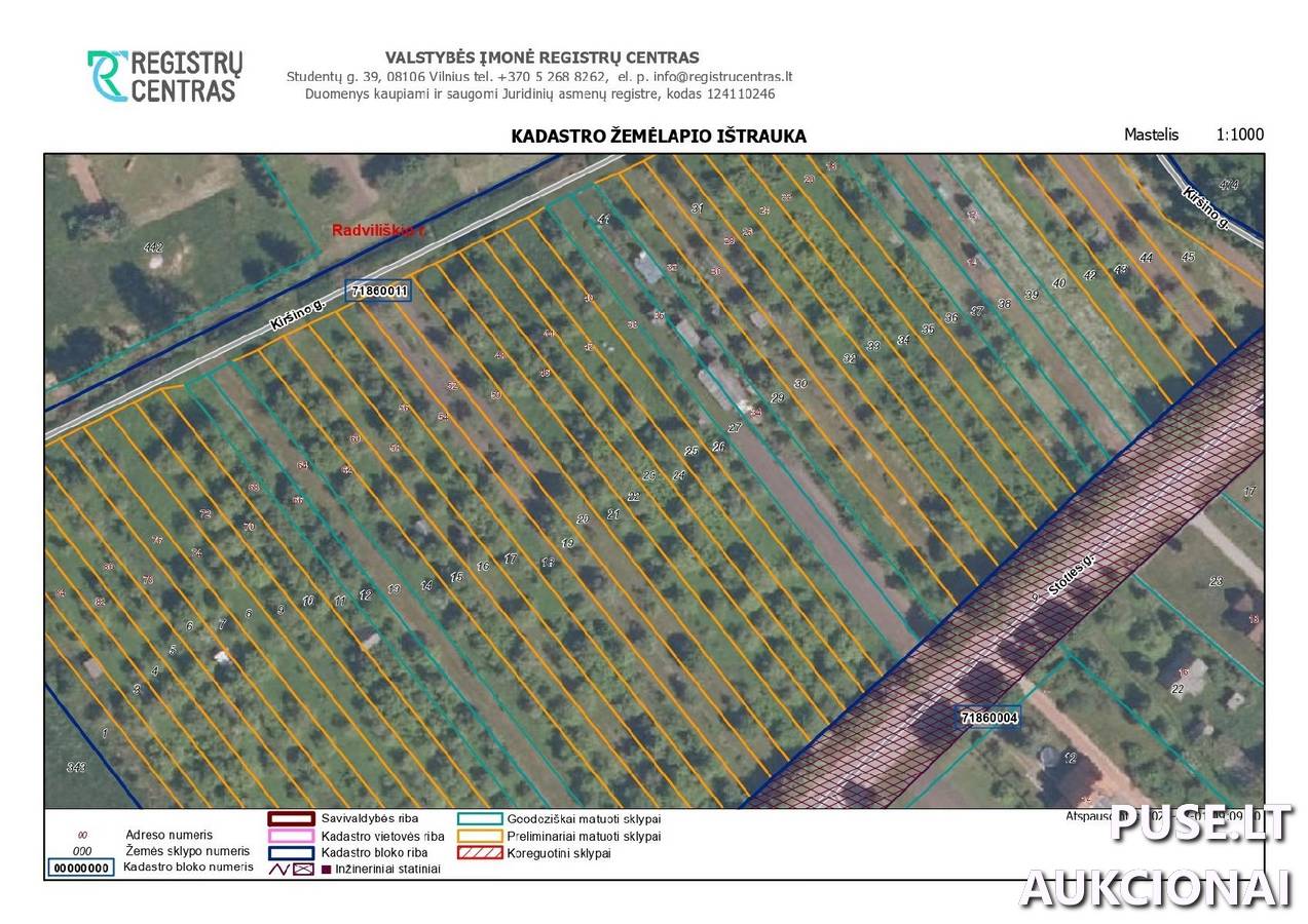 Žemės sklypas Sklypai Kiršino g. 44, 82297 Pakiršinys, Baisogalos sen., Radviliškio r. sav. 1