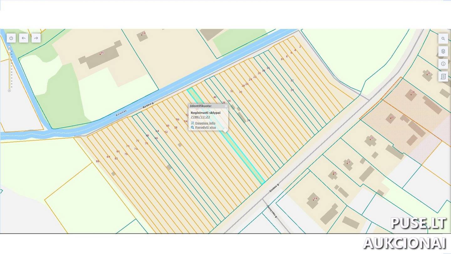 Žemės sklypas Sklypai Kiršino g. 44, 82297 Pakiršinys, Baisogalos sen., Radviliškio r. sav. 2