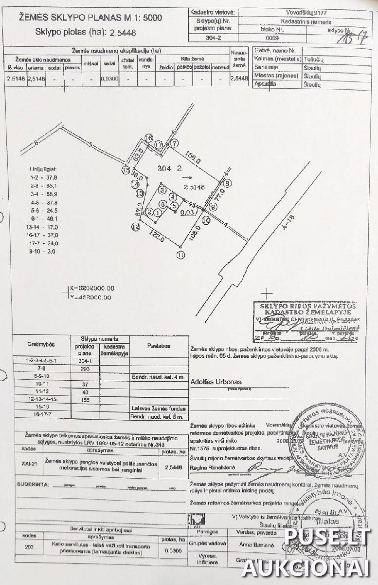 Žemės sklypas Sklypai Aplinkkelio g. 71, 76322 Toliočiai, Šiaulių kaimiškoji sen., Šiaulių r. sav. 2