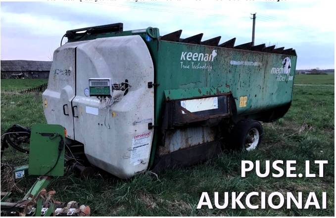 Pašarų dalytuvas-maišytuvas Keenan Mech Fiber 300 Mašinos ir įrengimai 2