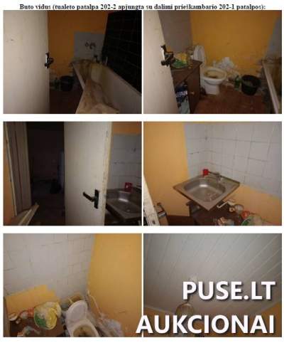 2 Kambarių butas Širvintose, Kalnalaukio g. 9, 21600 EUR, parduodamas iš varžytynių