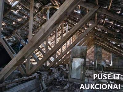 Nekilnojamasis turtas Vilniuje: 1/10 neįrengta pastogė Antakalnio g. 49, pradinė kaina 14500 EUR