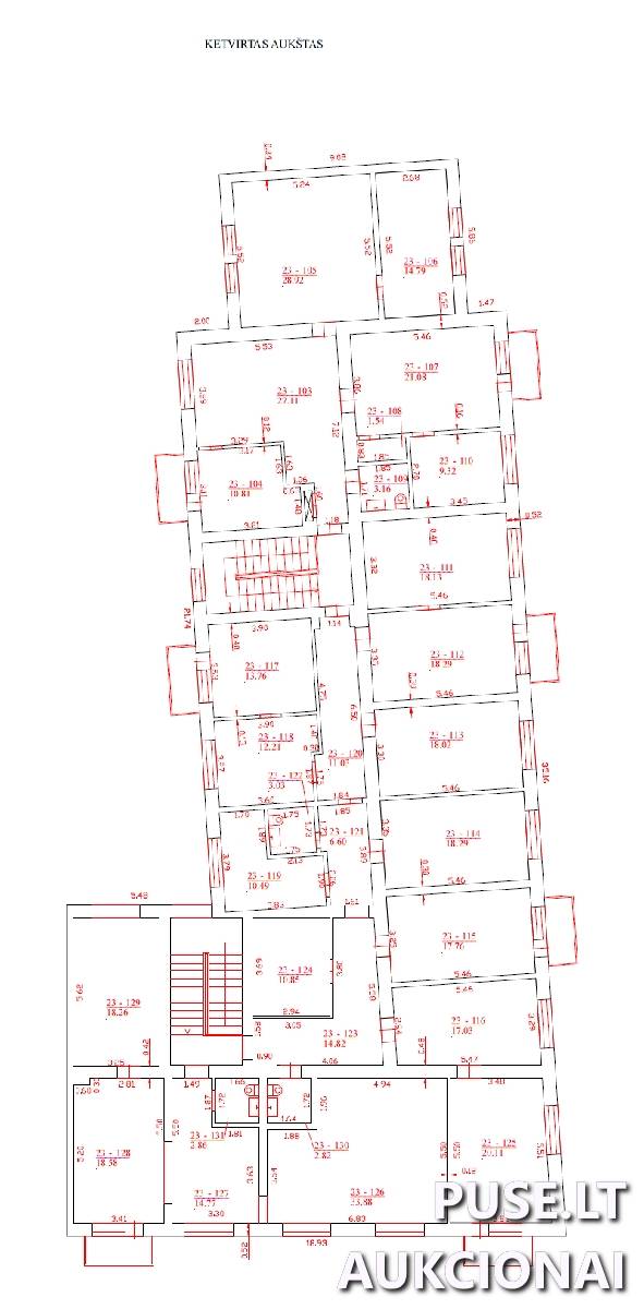 Administracinės patalpos Patalpos/Butai Pamėnkalnio g. 21, 01114 Vilnius, Vilniaus m. sav. 5