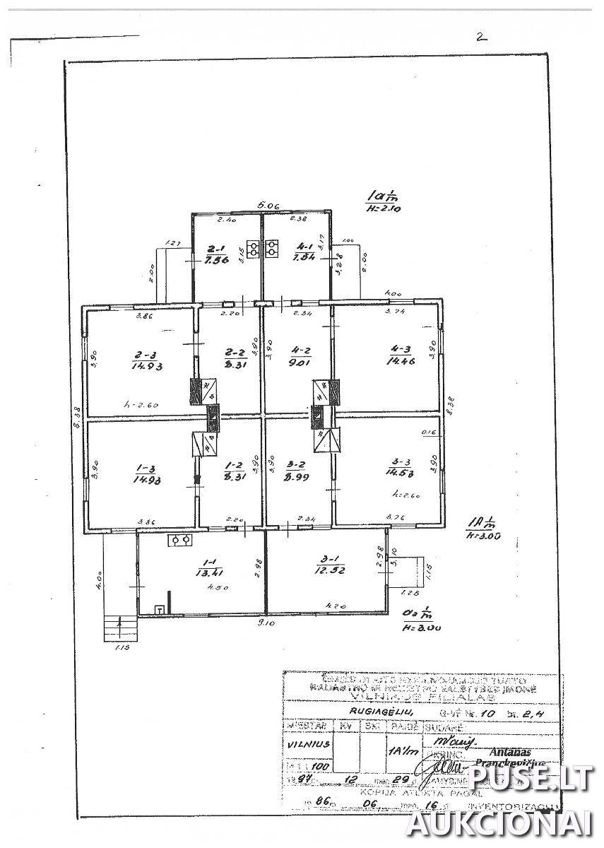 Butas Patalpos/Butai Rugiagėlių g. 10, 11109 Vilnius, Vilniaus m. sav. 1