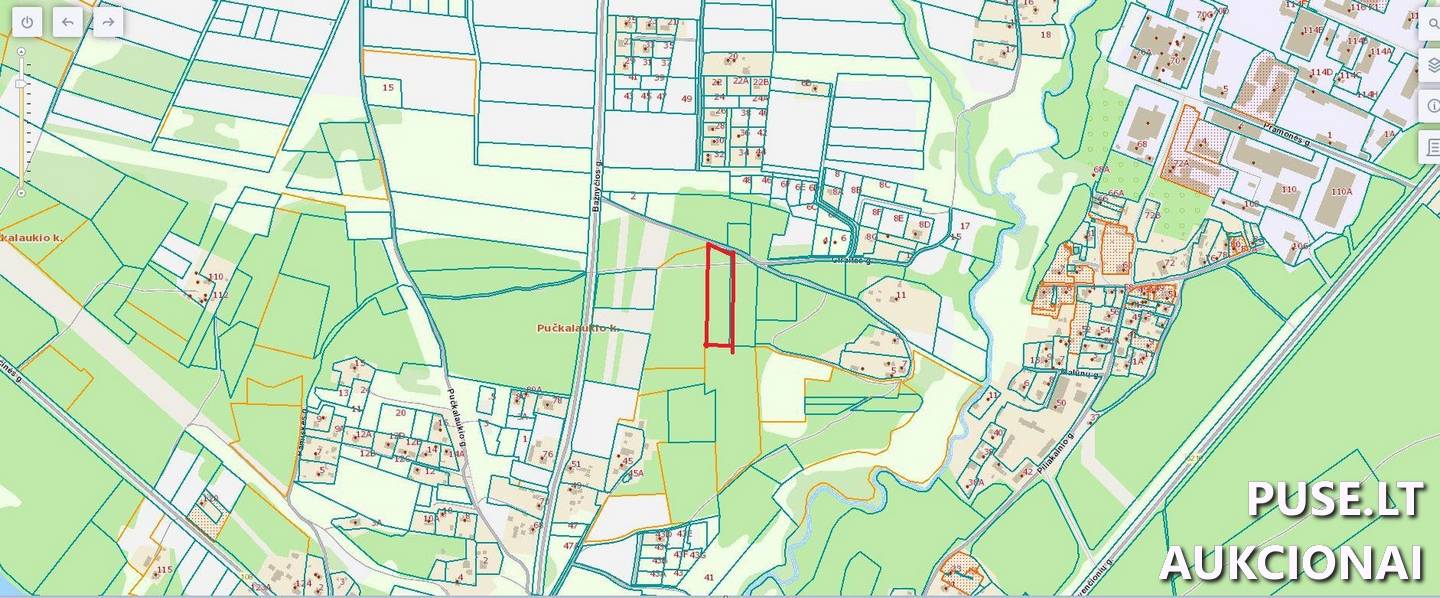 Žemės sklypas Sklypai Pučkalaukio g., Pučkalaukis, Nemenčinės sen., Vilniaus r. sav. 2