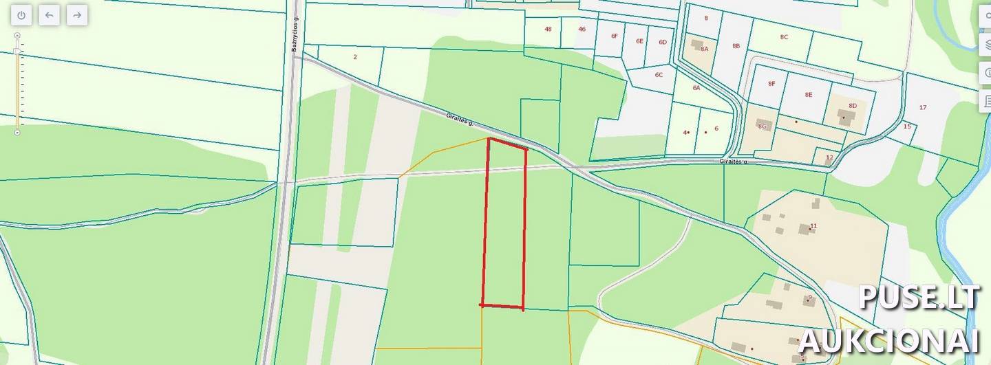 Žemės sklypas Sklypai Pučkalaukio g., Pučkalaukis, Nemenčinės sen., Vilniaus r. sav. 3