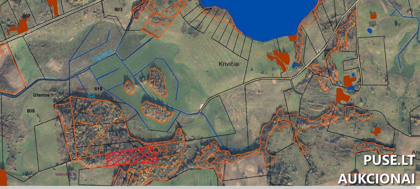 Žemės sklypas Sklypai Spuliai, Alantos sen., Molėtų r. sav. 1