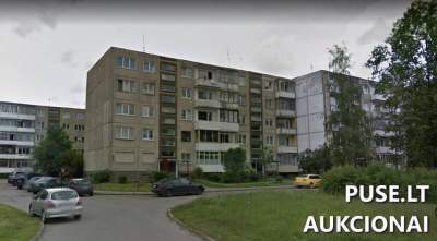 3/16 dalis 2 kambarių buto Partizanų g. Kaune, pradinė kaina 4800 EUR, Unikalus Nr. 1997-3014-9016:0027