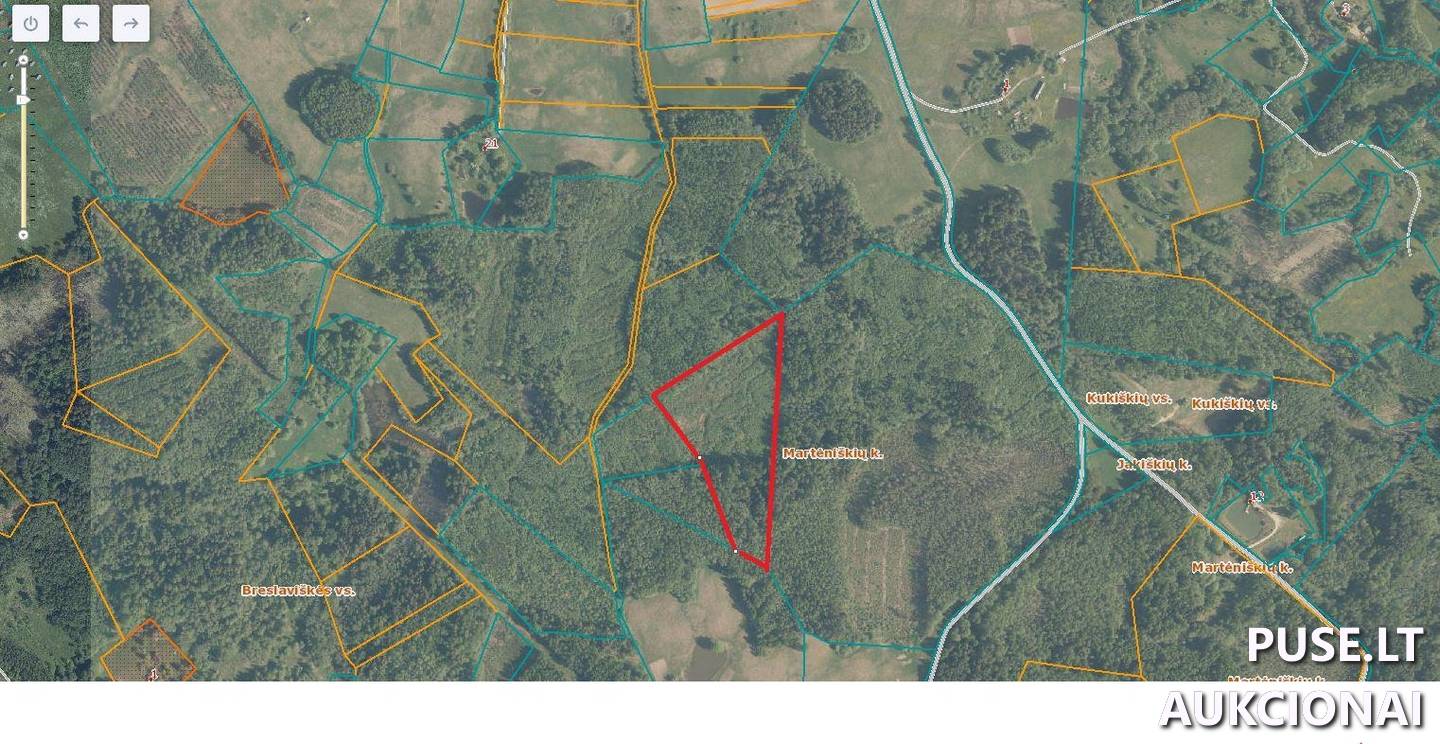 Žemės sklypas Sklypai Martėniškės, Salako sen., Zarasų r. sav. 1
