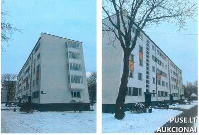 1/4 buto dalis Šilutė, Laisvės al. 1, pradinė kaina 5380 EUR, antstolių varžytynės