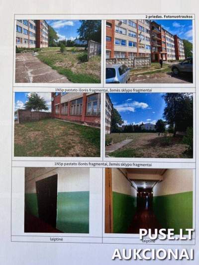 Mažas 33.99 kv.m butas Šiauliuose, Aerouosto g. 7, pradinė kaina 10499 EUR