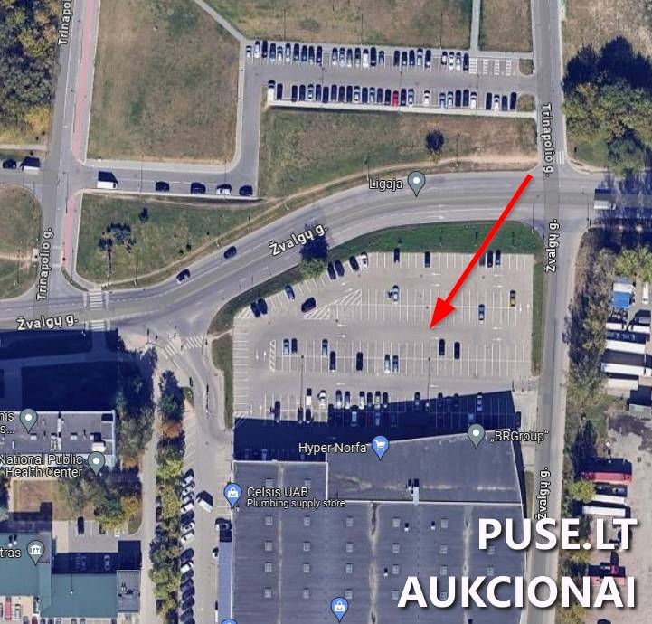 Nuomojamas turtas: Automobilių stovėjimo aikštelė Kiti statiniai Žvalgų g., Vilnius, Vilniaus m. sav. 4