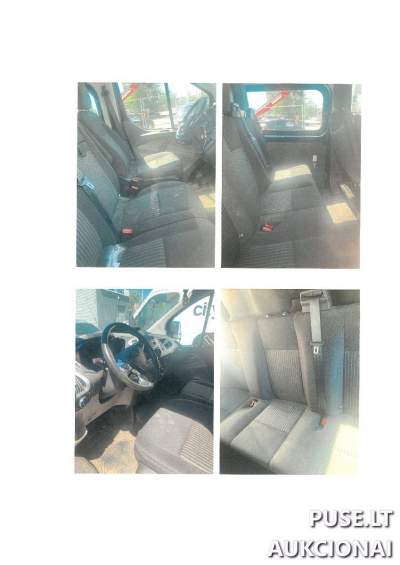 Krovininis mikroautobusas FORD TRANSIT CUSTOM 2018 m. Vilniuje, pradinė kaina 10400 EUR