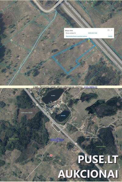 Žemės sklypas Vilniaus rajone, Vabalių kaime, pradinė kaina 10640 EUR, aukcionas vyksta