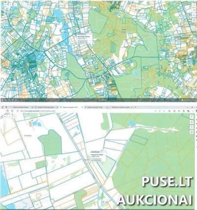 Žemės ūkio paskirties sklypas Klaipėdos rajone, Aisėnų kaimo vietovėje, pradinė kaina 22600 EUR