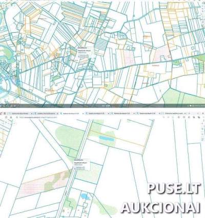 Žemės ūkio paskirties sklypas Klaipėdos rajone, Stragnų II k., pradinė kaina 3840 EUR
