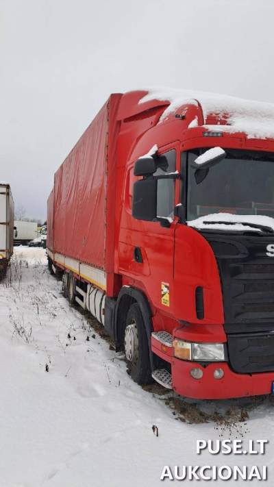 Krovininis automobilis Scania R420LA 2006 m. aukcione pradinė kaina 5160 EUR be PVM
