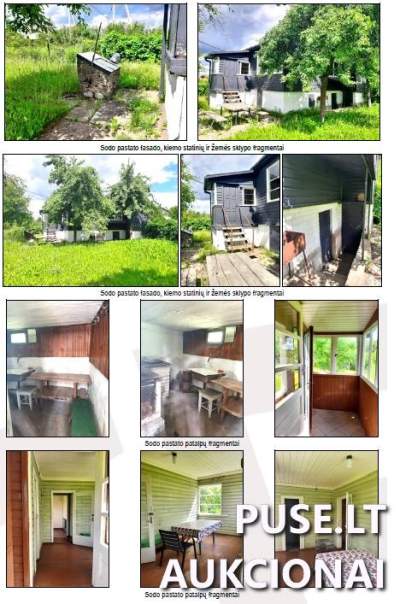 Žemės sklypas su sodo nameliu Kauno rajone, Gervėnupyo k., 13200 EUR