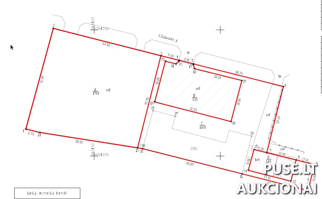 Nuomojamas turtas: Administracinis-visuomeninis pastatas Pastatai S. Žukausko g. 15, 08234 Vilnius, Vilniaus m. sav. 1