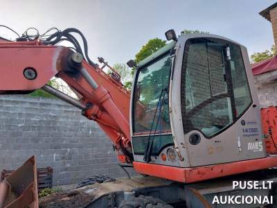 Ratinis ekskavatorius Atlas 1805, 2002 m. parduodamas aukcione nuo 12000 EUR Šakių rajone