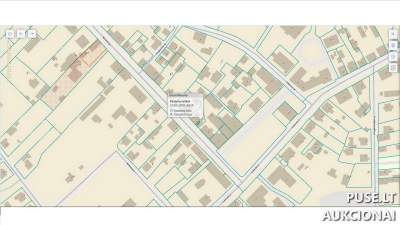 1/2 dalis 2 kambarių buto Šeduvoje, Vytauto g. 6, pradinė kaina 2127 EUR