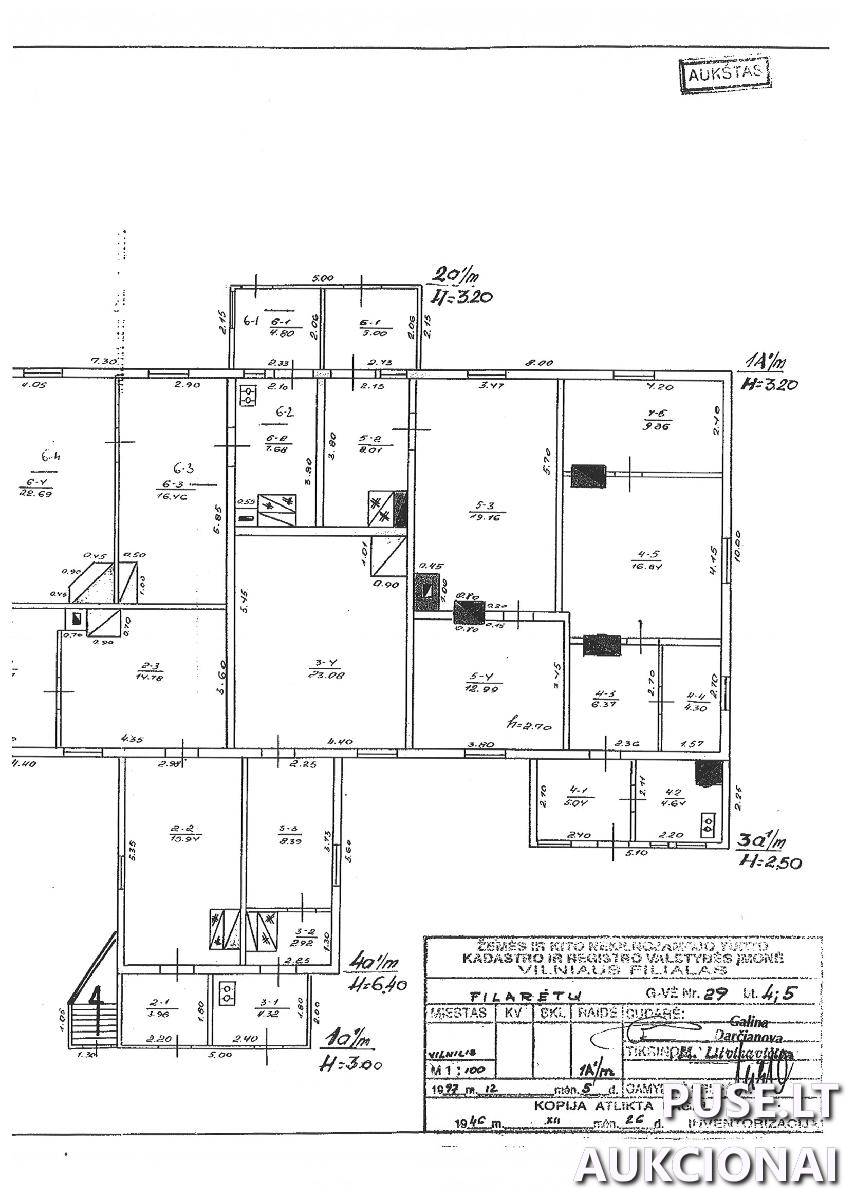 Butas Patalpos/Butai Filaretų g. 29, 01211 Vilnius, Vilniaus m. sav. 1