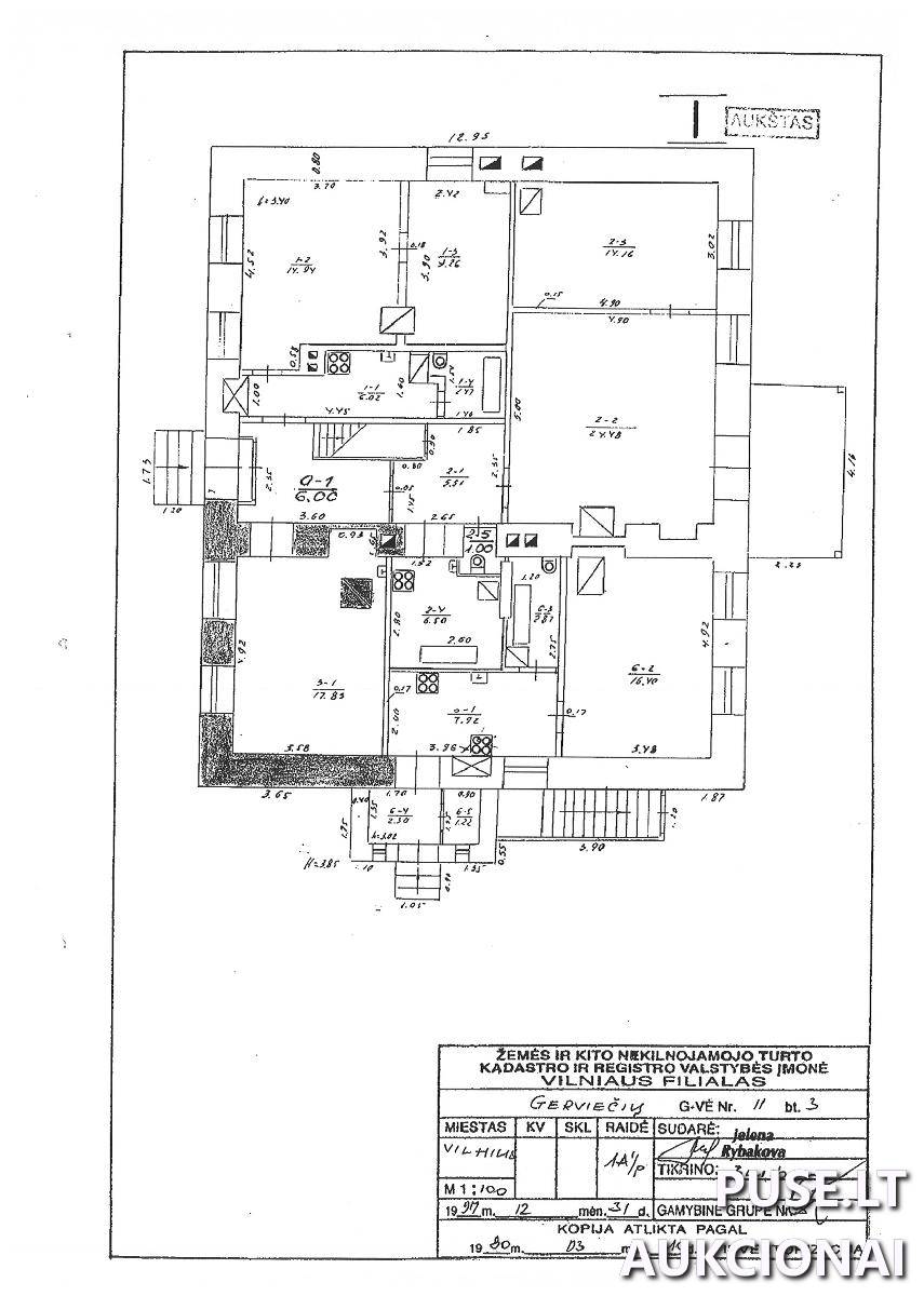 Butas Patalpos/Butai Gervėčių g. 11, 11350 Vilnius, Vilniaus m. sav. 1