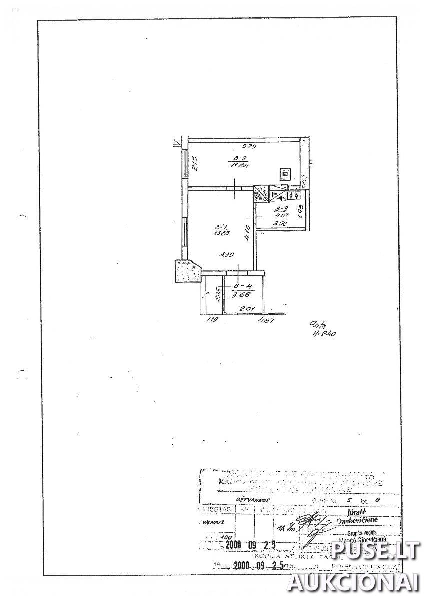Butas Patalpos/Butai Užtvankos g. 5, 11100 Vilnius, Vilniaus m. sav. 1