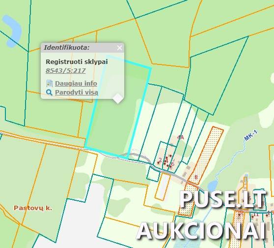 Žemės sklypas Sklypai Pastovai, Turgelių sen., Šalčininkų r. sav. 1