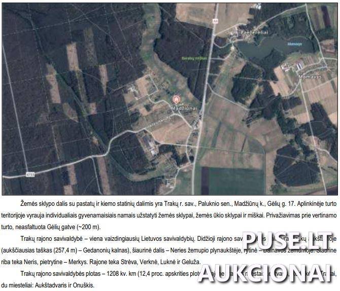 Žemės sklypas Sklypai Gėlių g. 17, 21167 Madžiūnai, Paluknio sen., Trakų r. sav. 11