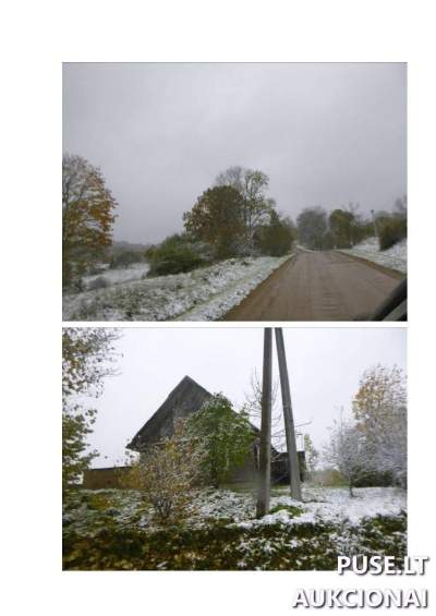 2.90 ha žemės ūkio sklypas Ignalinos rajone, Biržiniškėse, pradinė kaina 7680 EUR