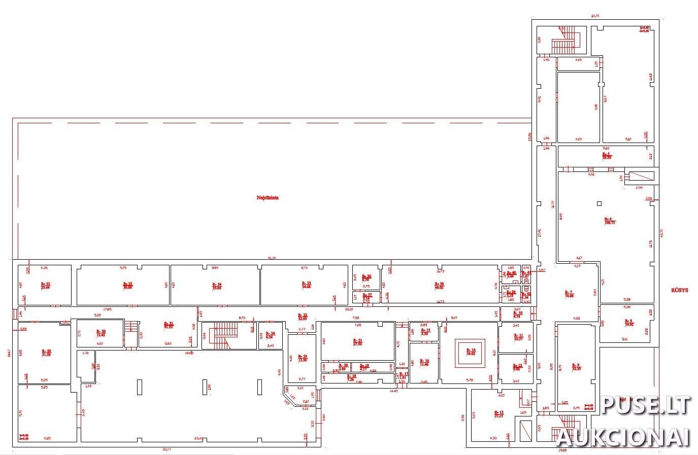 Administracinės patalpos (patalpa Nr.4) Patalpos/Butai V. Kudirkos g. 39, 66120 Druskininkai, Druskininkų sav. 3
