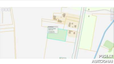 4000 kv.m žemės ūkio paskirties sklypas Raseinių r. sav. Dievogalos k. nuo 816 EUR), antstolių varžytynės