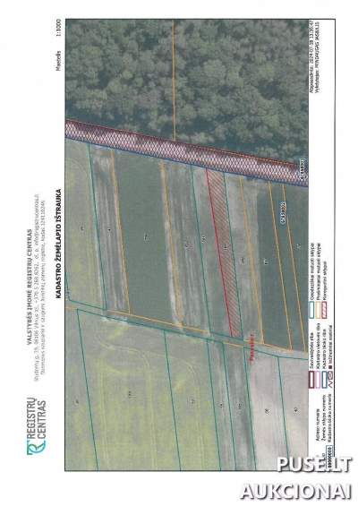 Žemės ūkio paskirties sklypas Pasvalio rajone, Žilpamūšio kaime, 0.20 ha, pradinė kaina 1200 EUR