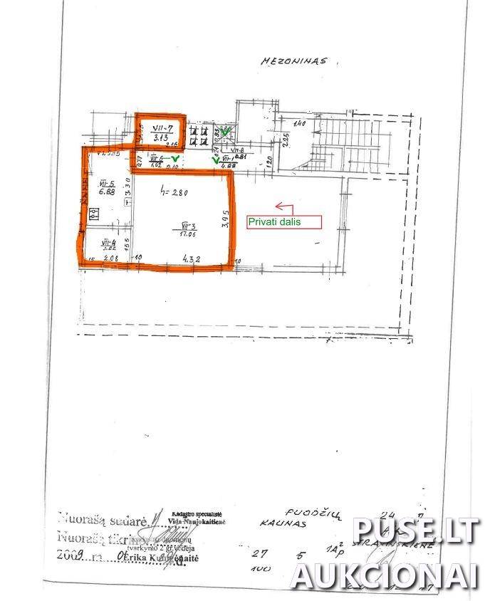 Butas Patalpos/Butai Puodžių g. 24, 44295 Kaunas, Kauno m. sav. 1