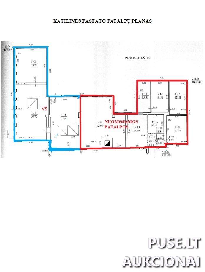 Nuomojamas turtas: Katilinė Pastatai Vilniaus g. 54A, 65338 Merkinė, Merkinės sen., Varėnos r. sav. 2
