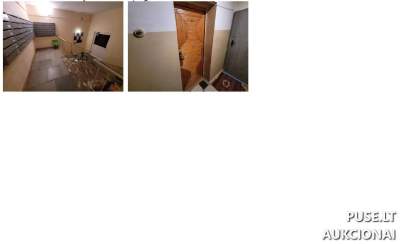 1 kambario butas Visagine, Sedulinos al. 4, pradinė kaina 8160 EUR - Antstolių varžytynės