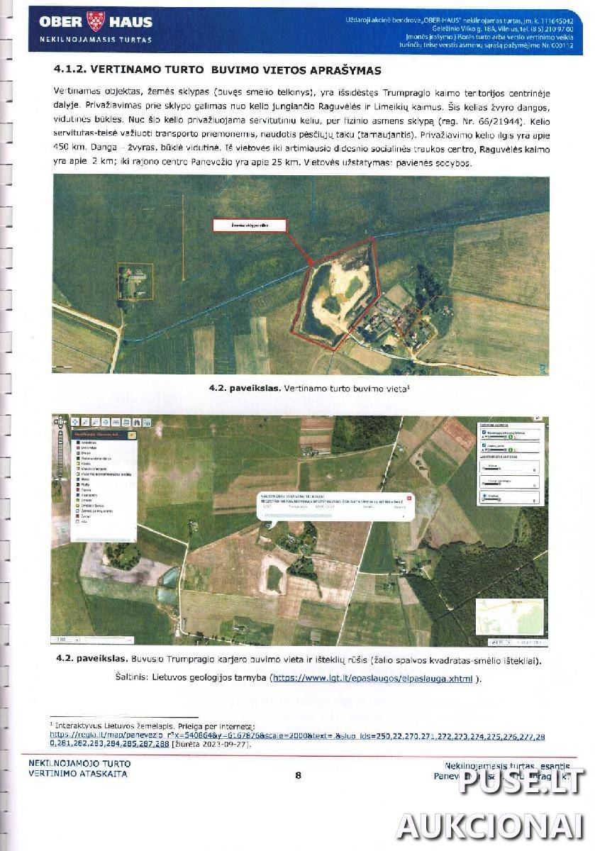 Žemės sklypas Sklypai Trumpragys, Miežiškių sen., Panevėžio r. sav. 1