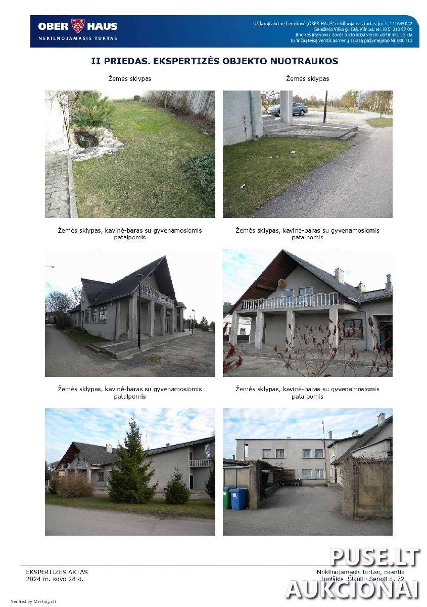 Kavinė-baras su gyvenamosiomis patalpomis Pastatai Šiaulių Senoji g. 72, 84170 Joniškis, Joniškio sen., Joniškio r. sav. 2