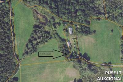 Žemės sklypas Kelmės rajone, Sotkalnio k. 0.28 ha, gyv. teritorija, pradinė kaina 800 EUR