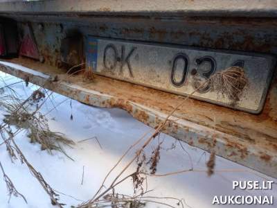 Pakartotinis priekabos „NOPA NAC 240“ aukcionas Kaune nuo 3000 EUR