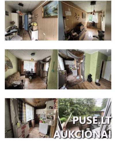 3 kambarių butas Kajackiškės kaime, Kazlų Rūdos sav., pradinė kaina 6400 EUR