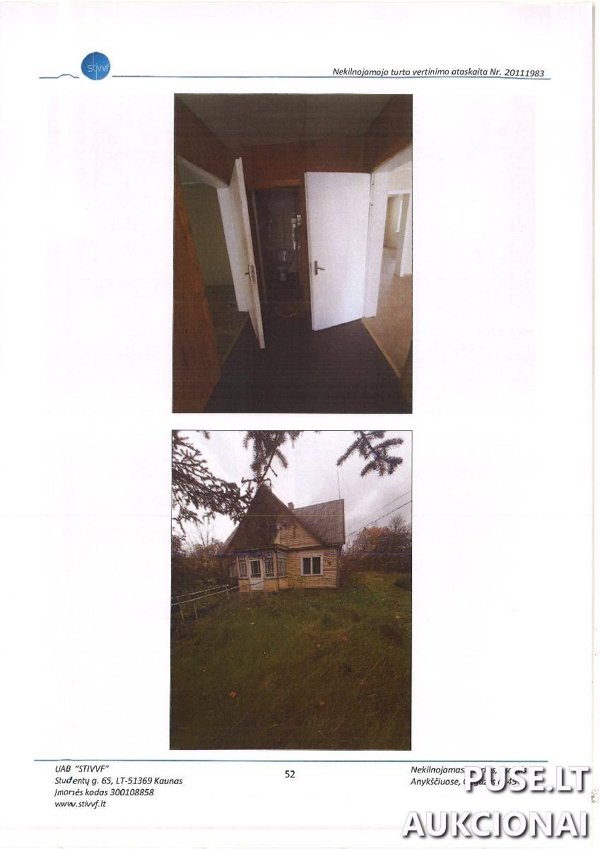 Gyvenamasis namas Pastatai Gegužės g. 45, 29107 Anykščiai, Anykščių sen., Anykščių r. sav. 1