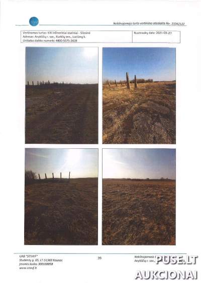 Inžinerinis statinys - Silosinė Anykščių rajone, Luciūnų kaime, pradinė kaina 433 EUR