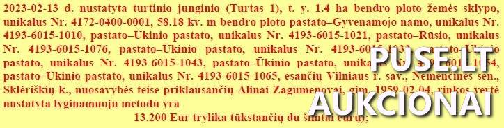 Žemės sklypas Sklypai Sklėriškės, Nemenčinės sen., Vilniaus r. sav. 7
