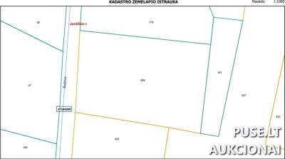 1.06 ha žemės ūkio paskirties sklypas Joniškio r. Gilučių kaimo apylinkėse, pradinė kaina 684 EUR