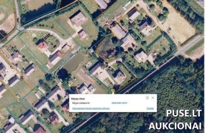 Žemės sklypas Raseinių rajone, Viduklės miestelyje, parduodamas aukcione nuo 26800 EUR