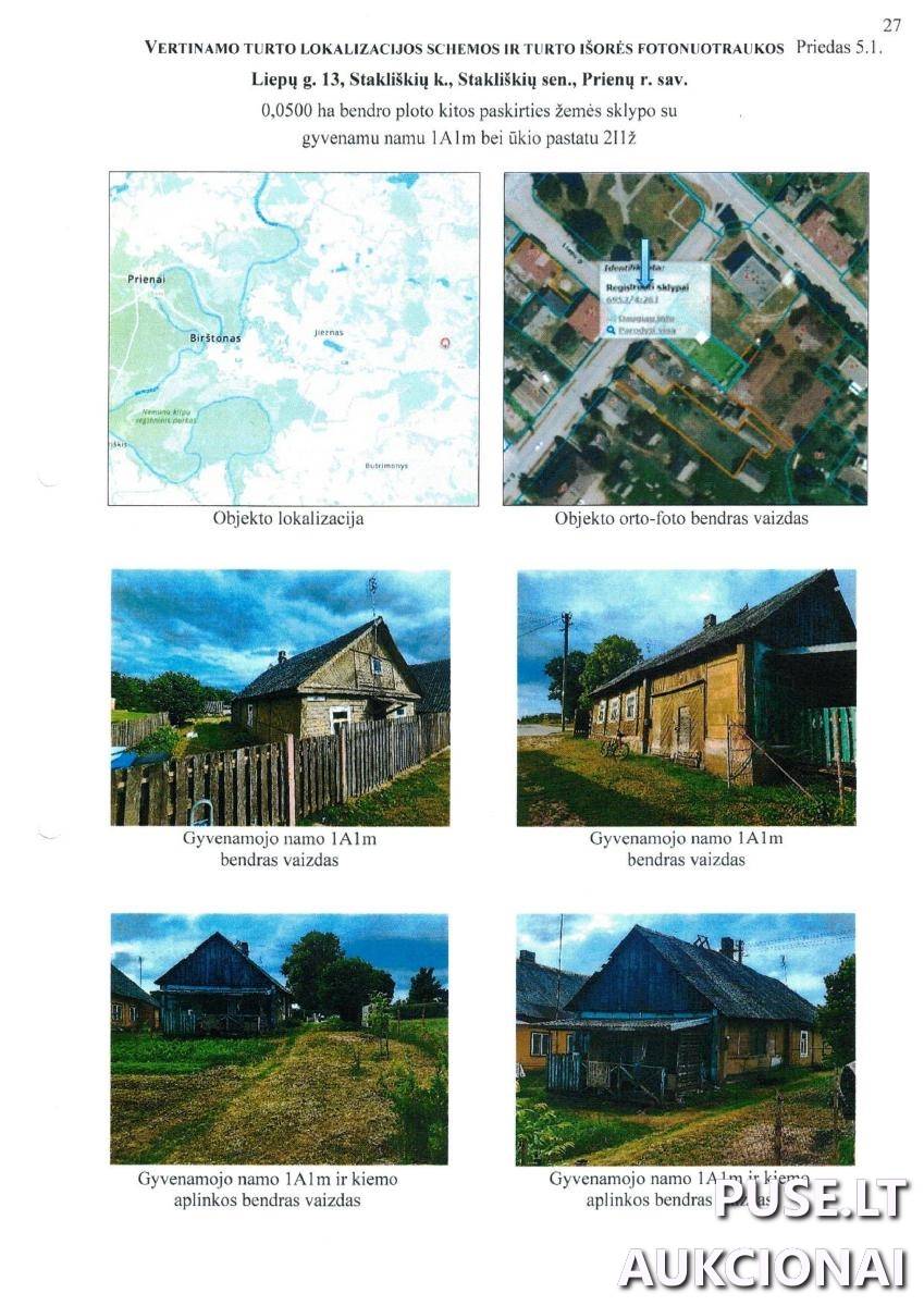 Žemės sklypas Sklypai Liepų g. 13, 59372 Stakliškės, Stakliškių sen., Prienų r. sav. 1