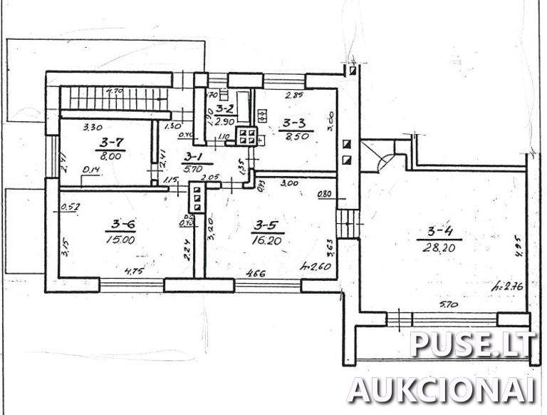 Butas Nr.3 Patalpos/Butai Pravieniškių g. 52, 56371 Pravieniškės, Pravieniškių sen., Kaišiadorių r. sav. 6