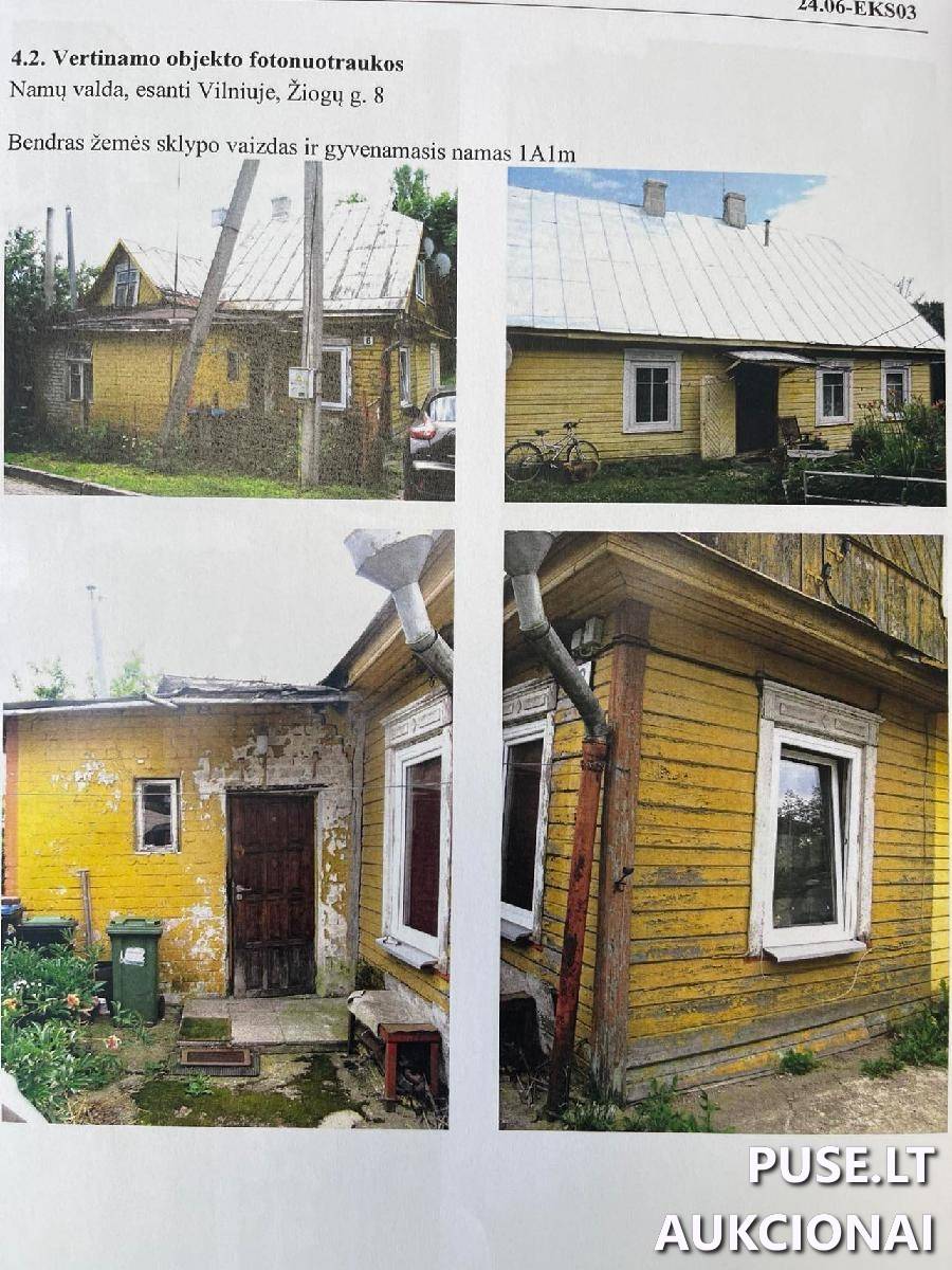 Gyvenamasis namas Pastatai Žiogų g. 8, 01214 Vilnius, Vilniaus m. sav. 3